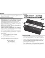 Preview for 1 page of Reedy 447-S 610 Instruction Manual