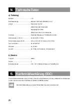 Preview for 22 page of Reely 23 60 18 Operating Instructions Manual