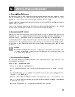 Preview for 39 page of Reely 450 ARF QC09 Operating Instructions Manual