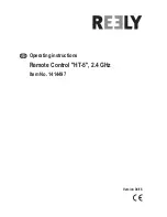 Preview for 1 page of Reely HT-5 Operating Instructions Manual