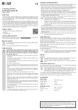 Preview for 2 page of Reely RE-4834278 Operating Instructions