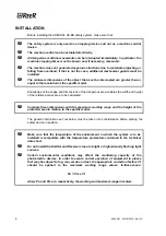 Preview for 5 page of Reer ADMIRAL AX BK Installation, Use And Maintenance Manual