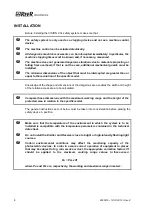 Preview for 4 page of Reer VISION VXL Installation, Use And Maintenance Manual