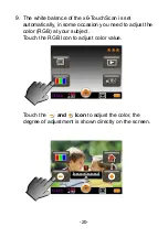 Preview for 21 page of Reflecta X6 TouchScan User Manual