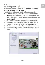 Preview for 40 page of Reflecta X6 TouchScan User Manual