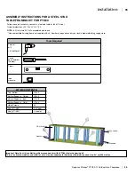 Preview for 35 page of Regency Fireplace Products Plateau PTO30 Owners & Installation Manual