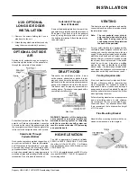 Preview for 9 page of Regency Fireplace Products U28-LP2 Owners & Installation Manual