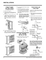 Preview for 12 page of Regency Fireplace Products U28-LP2 Owners & Installation Manual