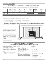 Preview for 10 page of Regency Alterra CI1200 Owners & Installation Manual