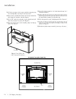 Preview for 14 page of Regency Cascades I1150 Owners & Installation Manual