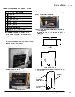 Preview for 14 page of Regency E18-LP Owners & Installation Manual