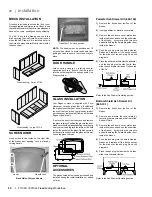 Preview for 20 page of Regency F1104S Owners & Installation Manual