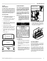 Preview for 33 page of Regency FG39-NG2 Owners & Installation Manual