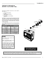 Preview for 21 page of Regency GF900C-LPG1 Owners & Installation Manual