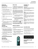 Preview for 37 page of Regency GF900C-LPG1 Owners & Installation Manual