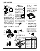 Preview for 20 page of Regency Panorama PG121 Owners & Installation Manual