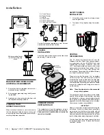 Preview for 10 page of Regency U39-LP11 Owners & Installation Manual