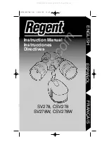 Regent CSV278 Instruction Manual preview