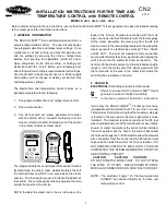 Preview for 1 page of RELAX-A-MIST JR-1 Installation Instructions