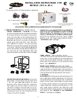 RELAX-A-MIST JR-3 Installation Instructions Manual preview