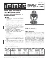 Reliable N252 EC Manual preview