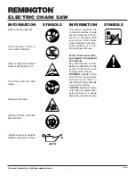 Preview for 2 page of Remington EL-7 14-inch Owner'S Manual