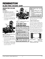 Preview for 12 page of Remington EL-7 14-inch Owner'S Manual