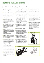 Preview for 18 page of REMKO RVS 100H INOX Operation Manual