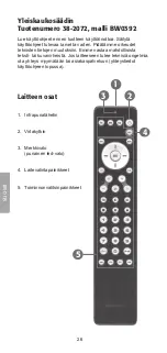 Preview for 26 page of Remotec BW0392 User Manual