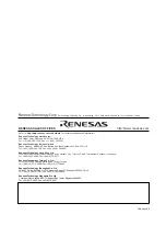 Preview for 42 page of Renesas SuperH E10A Addendum