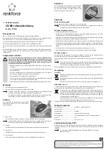 Preview for 4 page of Renkforce 1313642 Operating Instructions