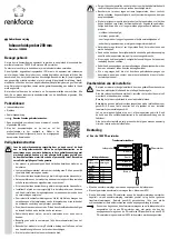 Preview for 7 page of Renkforce 1390556 Operating Instructions Manual