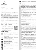 Preview for 7 page of Renkforce 1403326 Operating Instructions Manual