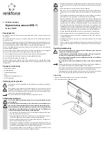 Preview for 7 page of Renkforce 1404040 Operating Instructions Manual