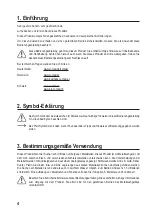 Preview for 4 page of Renkforce 1601754 Operating Instructions Manual