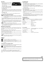 Preview for 4 page of Renkforce 807609 Operating Instructions Manual