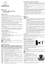 Preview for 5 page of Renkforce 807609 Operating Instructions Manual