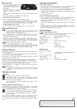 Preview for 6 page of Renkforce 807609 Operating Instructions Manual