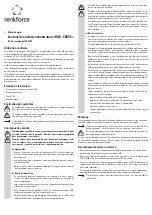 Preview for 5 page of Renkforce CR09E Operating Instructions Manual