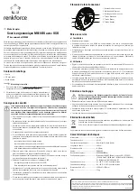 Preview for 3 page of Renkforce M618BU Operating Instructions