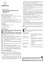 Preview for 1 page of Renkforce Raspberry Pi Operating Instructions