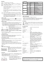 Preview for 2 page of Renkforce RF-3394876 Operating Instructions Manual