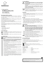 Renkforce RF-3894804 Operating Instructions preview