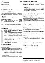 Renkforce RF-4755732 Operating Instructions preview