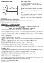 Preview for 2 page of Reptile One Glass Heater 25W Quick Manual