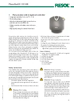 Preview for 3 page of Resol FlowSol D Installation, Operation, Commissioning, Maintenance