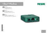 Preview for 1 page of Resol VBus Modbus Manual