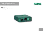 Preview for 16 page of Resol VBus Modbus Manual