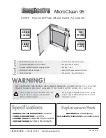 Respicaire MicroClean 95 Quick Start Manual preview