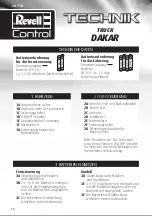 Preview for 11 page of REVELL Control  DAKAR User Manual